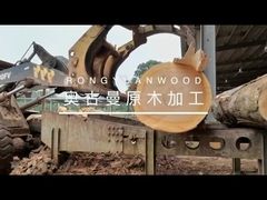 Penggergajian pita vertikal dengan kereta kayu CNC