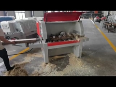 Gergaji belah multi bilah poros ganda untuk papan