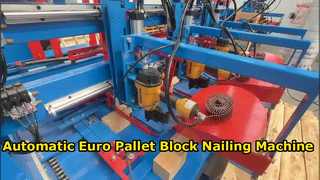 Mesin Paku Blok Pallet Euro Otomatis