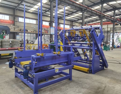 automatic stringer pallet assemble machine euro sawdust blocks pallet nailing machine EURO wood pallet nailing machine