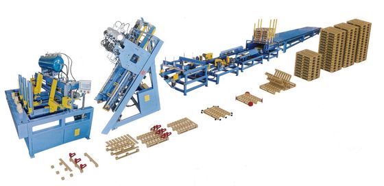 Wonderful Automatic Wood Pallet Making Machine, Euro stype Wood Pallet Making Machhine Production Line