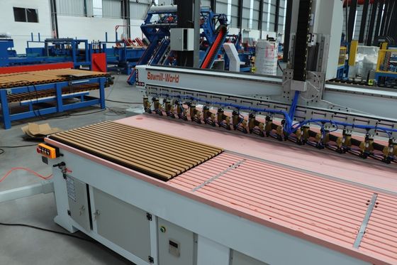 Acoustic Wall Panel Making Machine Automatic Sound Insulation Panel Nailing Machine