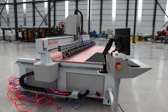 Acoustic Wall Panel Making Machine Automatic Sound Insulation Panel Nailing Machine