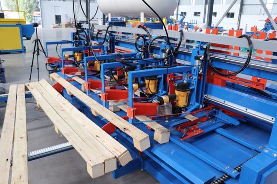 European Style Wood Pallet Block Feet Connecting Machine Pallet Legs Nailing Machine