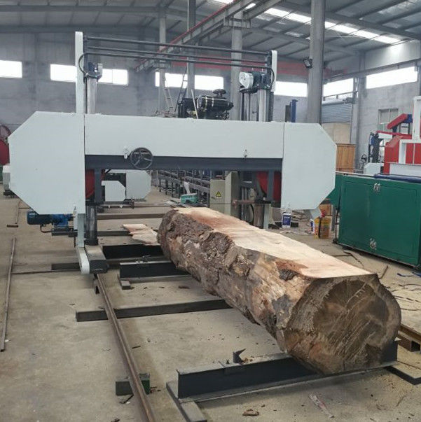 MJ1500 Large Bandsaw Mill 1500mm Horizontal Band Saw Mill Electrical Type