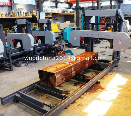 MJ1000E 1000mm Wood Portable Sawmill Horizontal Bandsaw Mill