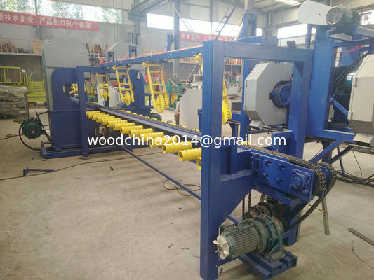 Otomatis Woodworking Portable Big Logs Vertical Bandsaw Mesin
