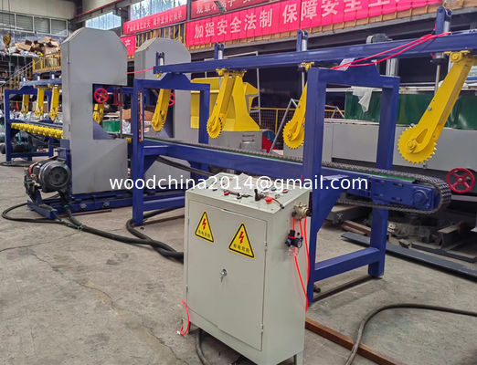 Otomatis Woodworking Portable Big Logs Vertical Bandsaw Mesin