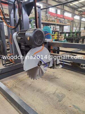 Otomatis Swing Blade Circular Sawmill 2000mm Board Edger Untuk Sawmill