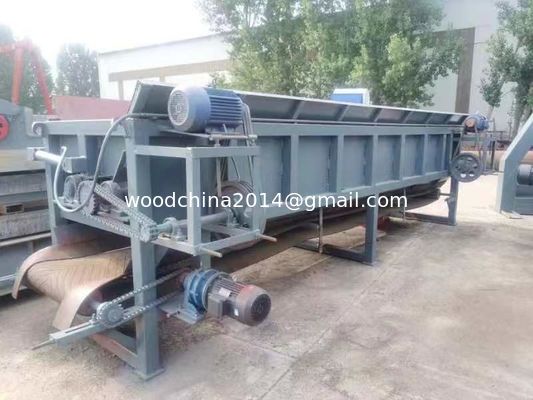 Mesin Pengelupasan Kayu Roller Tunggal Double Roller Furniture Otomatis Electric Wood Debarker