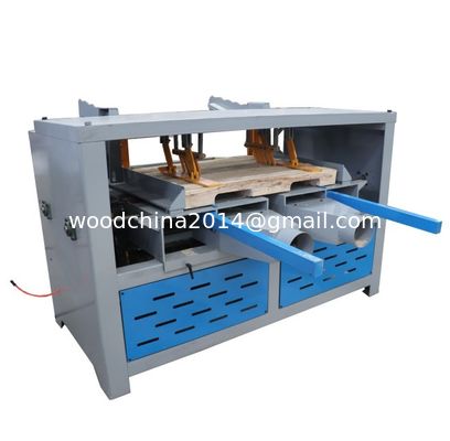 Mesin Notching Palet Kayu Otomatis Double Head Notcher alur Mesin