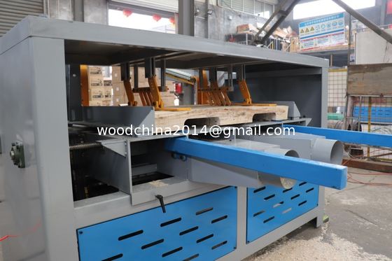 Satu Kepala Palet Notcher Alloy Knife Kayu Slot Milling Mesin Kapasitas 800 pcs / jam