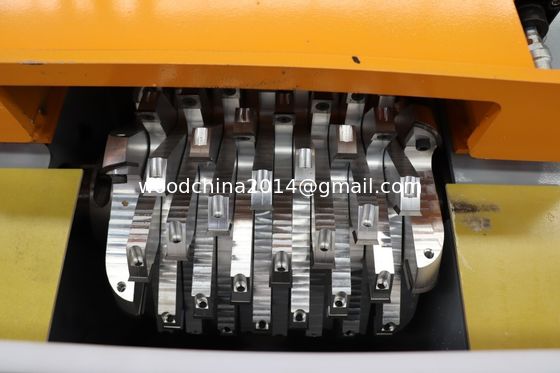 Mesin Notching Palet Kayu Otomatis Double Head Notcher alur Mesin