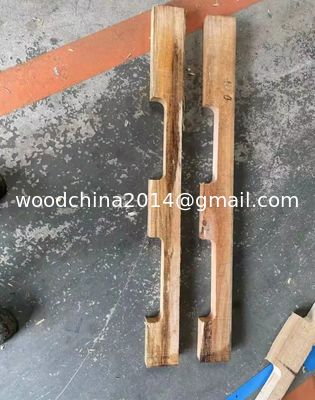Satu Kepala Palet Notcher Alloy Knife Kayu Slot Milling Mesin Kapasitas 800 pcs / jam