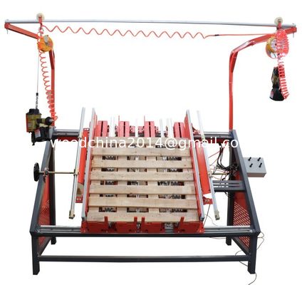 Mesin paku kayu palet, Mesin paku kayu palet pneumatik lebar maksimal 3300mm