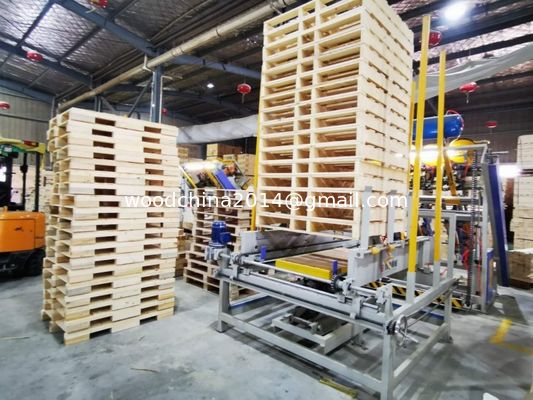 mesin perakitan pallet stringer otomatis euro blok gergaji palet mesin paku palet kayu euro