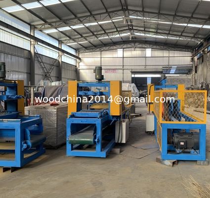Produksi tinggi Excelsior Shredding Panjang 500mm Mesin pembuatan wol kayu