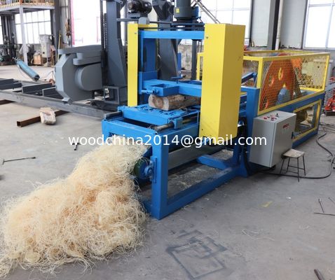 Panjang 500mm Logs Pengolahan Mesin Wool Kayu Firelighter pembuatan