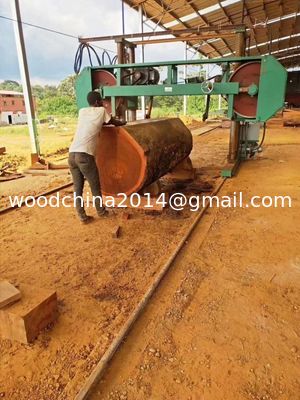 Log Portable Kehutanan Horizontal Sawmill Band Saw Mill Mesin log pemotong kayu bandsaw