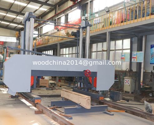China Band Horisontal Gergaji Mesin Gergaji Band Berat Gergaji Log Besar Gergaji Dengan Interter Feed
