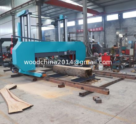 Log Portable Kehutanan Horizontal Sawmill Band Saw Mill Mesin log pemotong kayu bandsaw