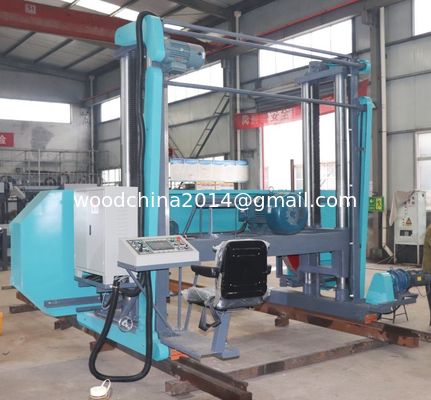 Heavy Duty 100 Inch Horizontal Bandsaw Machine Besar Hard Wood Log Cutting Band Saw