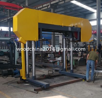 Ukuran besar horizontal broad band industri mesin gergaji untuk mesin pengolahan kayu