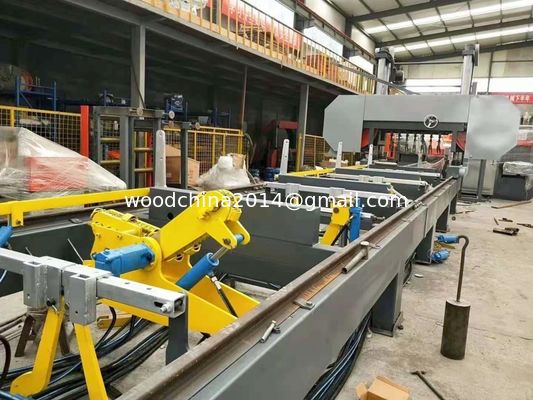 Mesin pengolahan kayu dengan mesin pemutar kayu