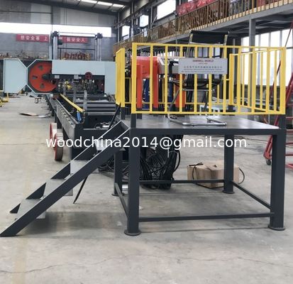 Mesin pengolahan kayu dengan mesin pemutar kayu