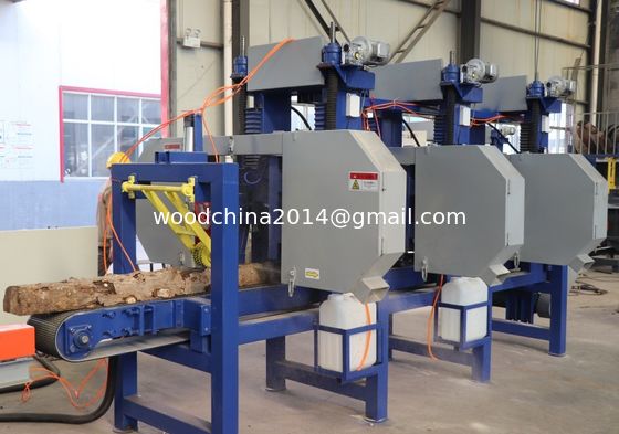 Horizontal Multi Head Saw Machinery Log Square Wood Cutting Machine Price