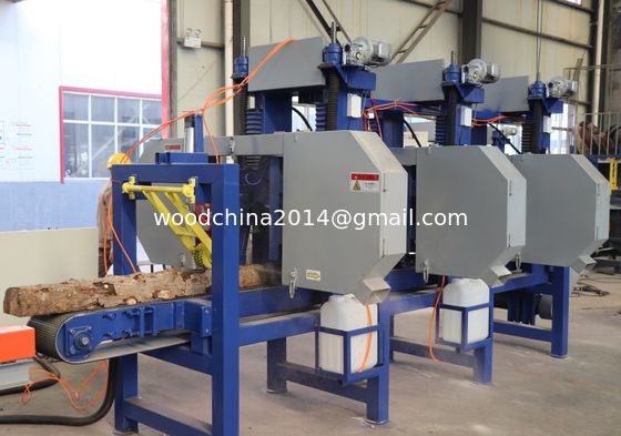 Multi Head Horizontal Resaw Bandsaw,Multi Blade Sawmill Machine 2 3 4 5 6 Kepala Horizontal Resaw Bandsaw
