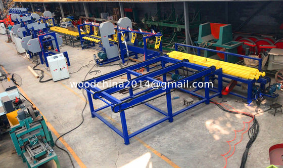 Full Automatic Sawn Timber Sawmill Line Vertical Wood Sawmill Production Line Mesin Pemotong Kayu