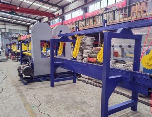 Otomatis Vertikal Twin Blade Saw Bandsaw Mill Mesin Untuk Mesin Woodworking Sawmill