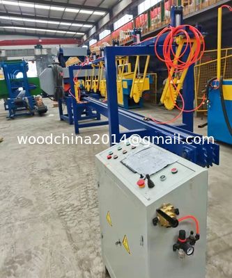 Mesin gergaji kayu CNC Mesin gergaji pita vertikal kembar Mesin gergaji pemotong kayu Log gergaji untuk dijual