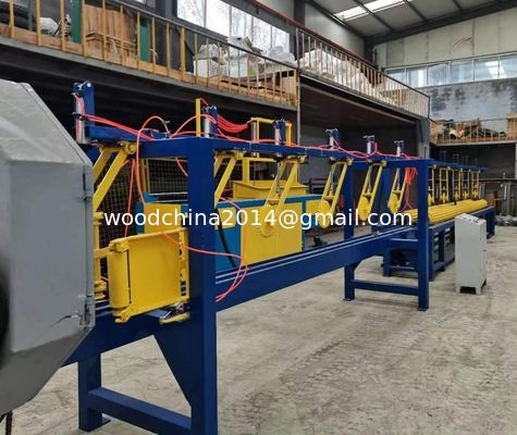 Desain Baru Mesin gergaji kayu Industrial Twin Vertical Band Sawmill Untuk memotong kayu