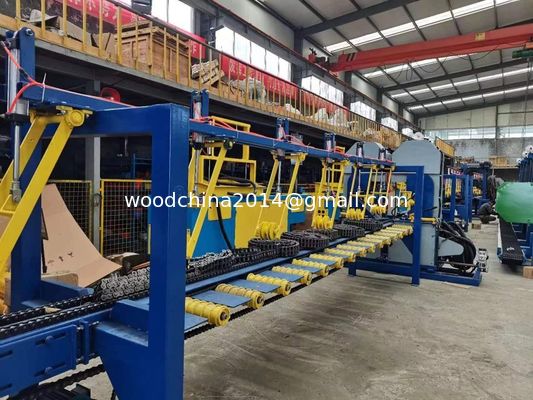 Desain Baru Mesin gergaji kayu Industrial Twin Vertical Band Sawmill Untuk memotong kayu