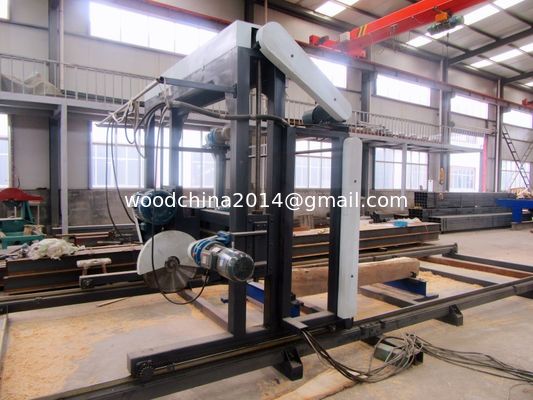 Angle Swing Blade Saw Double Blades Circular Saw, Square Wood Cutting Circular Sawmill Mesin