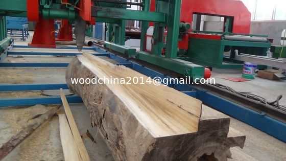 Mesin Gergaji Pemotong Kayu 2000Mm Pisau Ayun Penggergajian Bundar Portabel