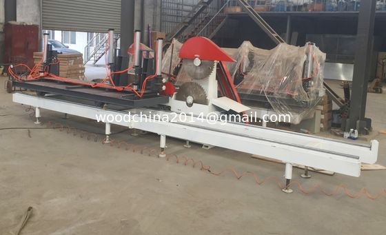 CT3000 Mesin pemotong kayu multi blade circular saw multi rip saw, Twin Blades Circular Sawmill untuk dijual