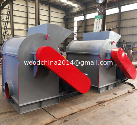 Wood Chipper Mesin penghancur serbuk kayu dengan pengumpul serbuk kayu untuk pelet kayu