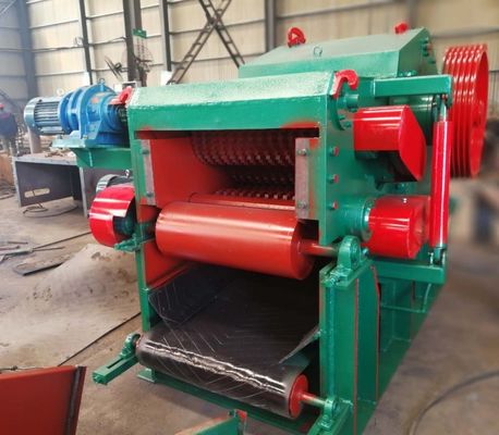 SH216/218 Drum Wood Chipper Machine Mesin pemotong kayu otomatis industri