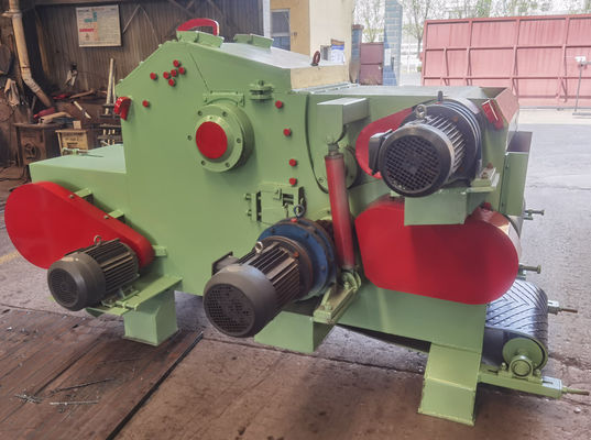 SH216/218 Drum Wood Chipper Machine Mesin pemotong kayu otomatis industri