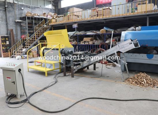 60pcs pallets/hour Wood Pallet Grinder Metal Separator Waste Wood Pallet Grinding Machine