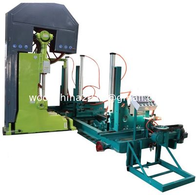 60' 'Tugas berat CNC Mesin gergaji kayu pita vertikal gergaji pabrik Log Commercial Cut Saw untuk kayu