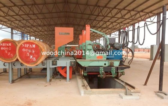 60' 'Tugas berat CNC Mesin gergaji kayu pita vertikal gergaji pabrik Log Commercial Cut Saw untuk kayu