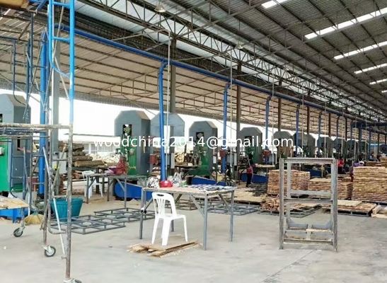 Mesin gergaji kayu Mesin gergaji pita vertikal dengan gerbong Untuk gergaji pemotongan kayu