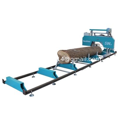 36 Inch Portable Sawmill SW36 Mini Sawmill Machine Portable Dengan Trailer