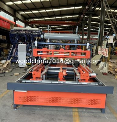 Mesin Pemaku Pallet Kayu Semi-Otomatis dengan mesin pemaku palet kayu Palletizer