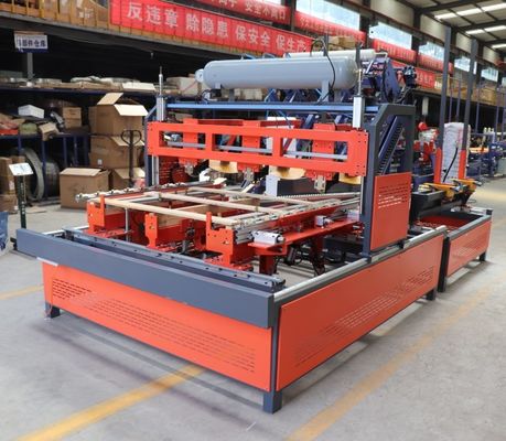 Mesin Paku Pallet Kayu Semi Otomatis Mesin Pallet Denailer 800-1300mm