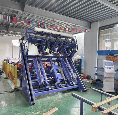 Otomatis Stringer Palet Nailing Mesin Kayu Palet Membuat Mesin